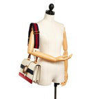 Gucci Dionysus Bamboo Top Handle Leather Satchel (SHG-32019)