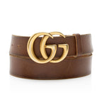 Gucci Distressed Leather GG Marmont Belt - Size 38 / 95