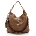 Gucci Distressed Leather New Jackie Large Hobo