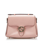 Gucci Dollar Calf Interlocking G Satchel (SHG-qAUwum)