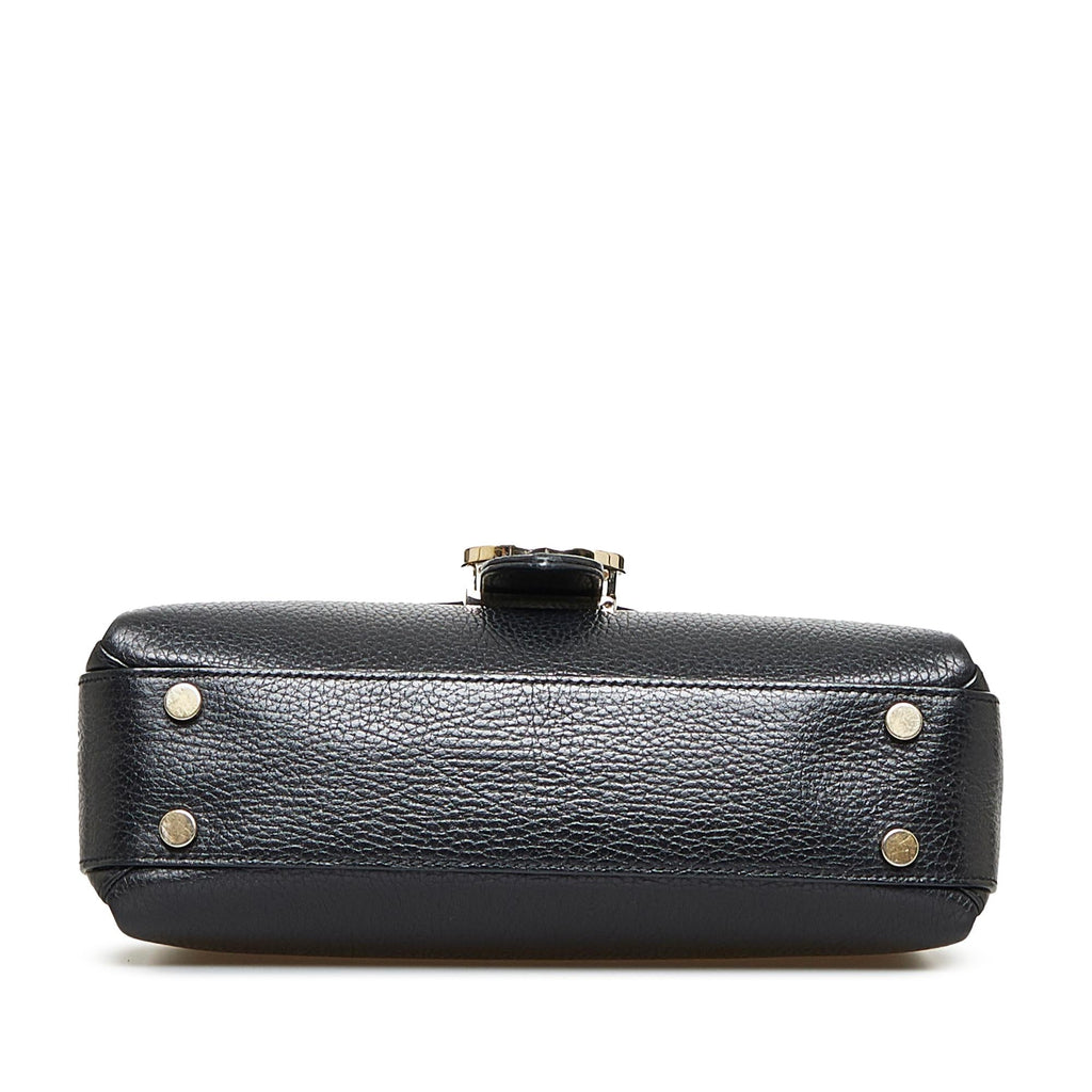 Gucci Dollar Calf Interlocking G Satchel (SHG-w5lLM6)