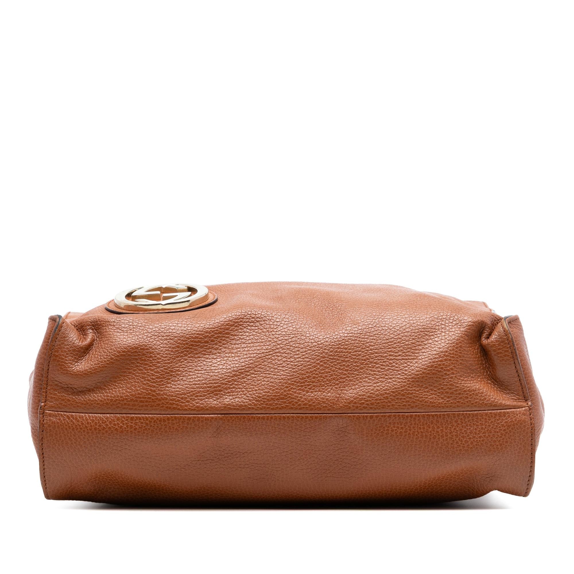 Gucci Dollar Calf Interlocking G Tote