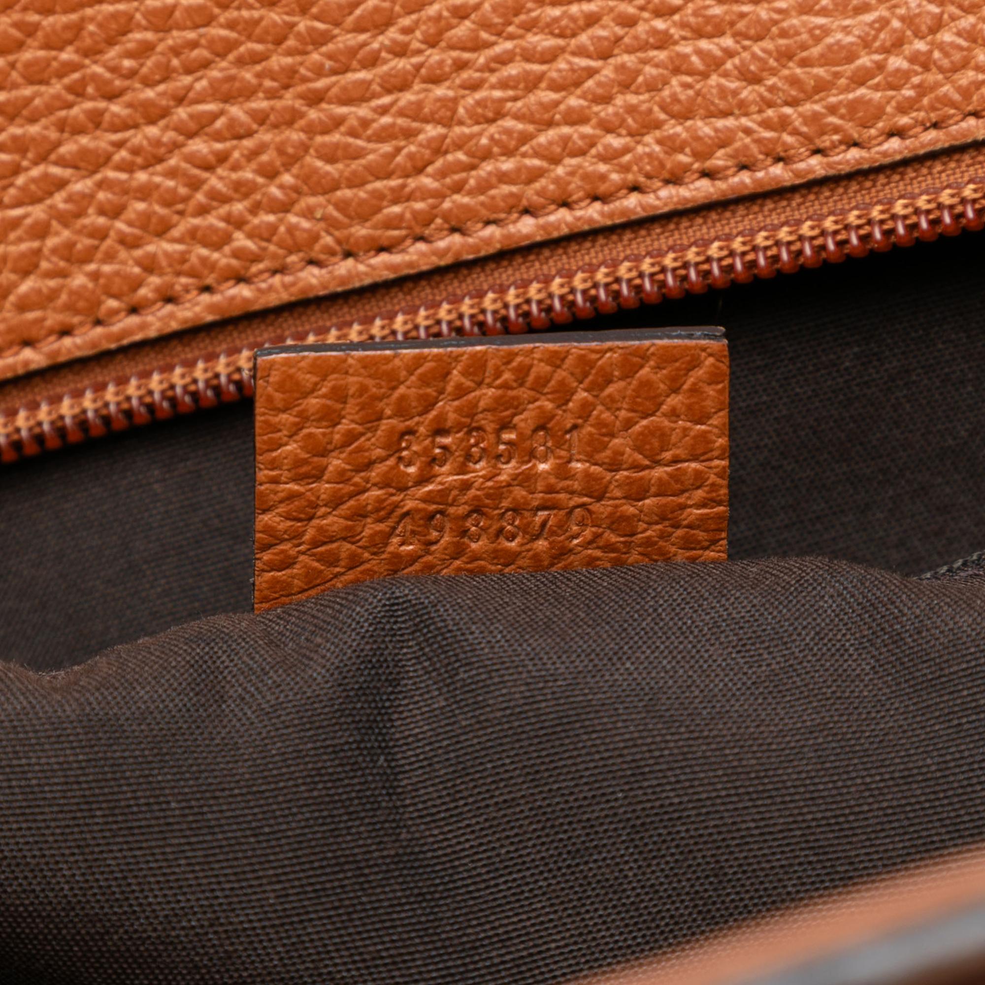 Gucci Dollar Calf Interlocking G Tote