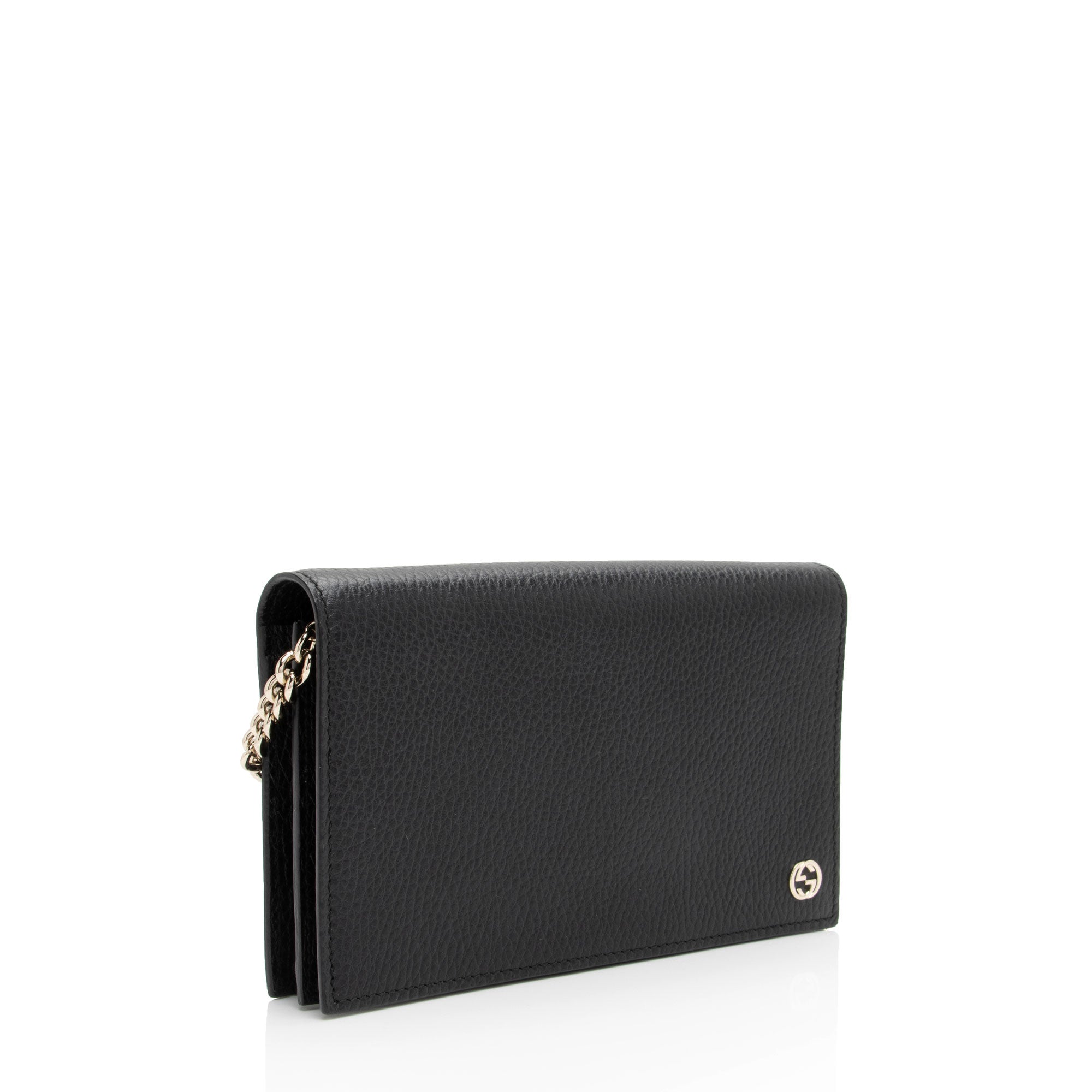 Gucci Dollar Calfskin Betty Medium Chain Wallet (SHF-2pD5un)