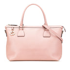 Gucci Dollar Calfskin GG Charm Satchel