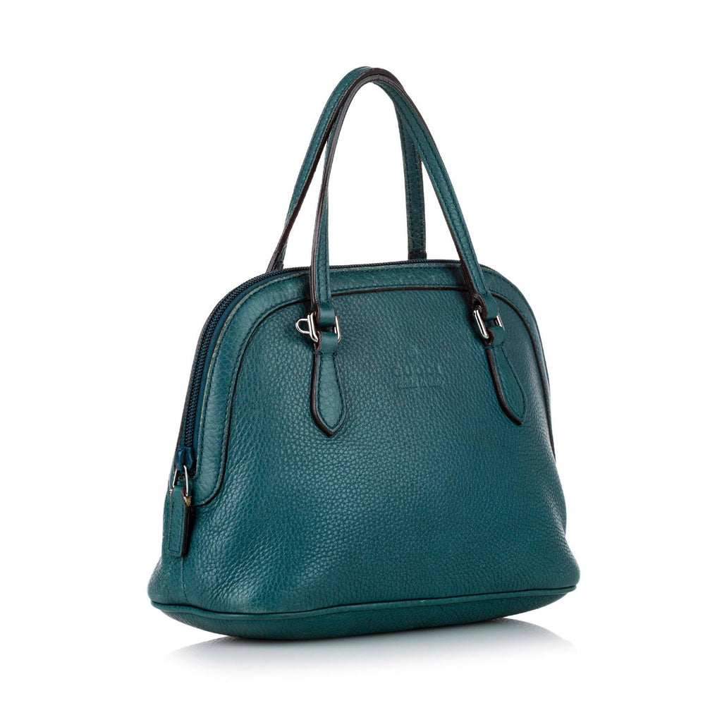 Gucci Dome Leather Satchel (SHG-32153)