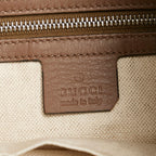 Gucci Double G Braided Strap Leather Crossbody Bag (SHG-deDhdC)