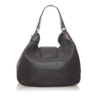 Gucci Dressage Web Leather Satchel Bag (SHG-33516)
