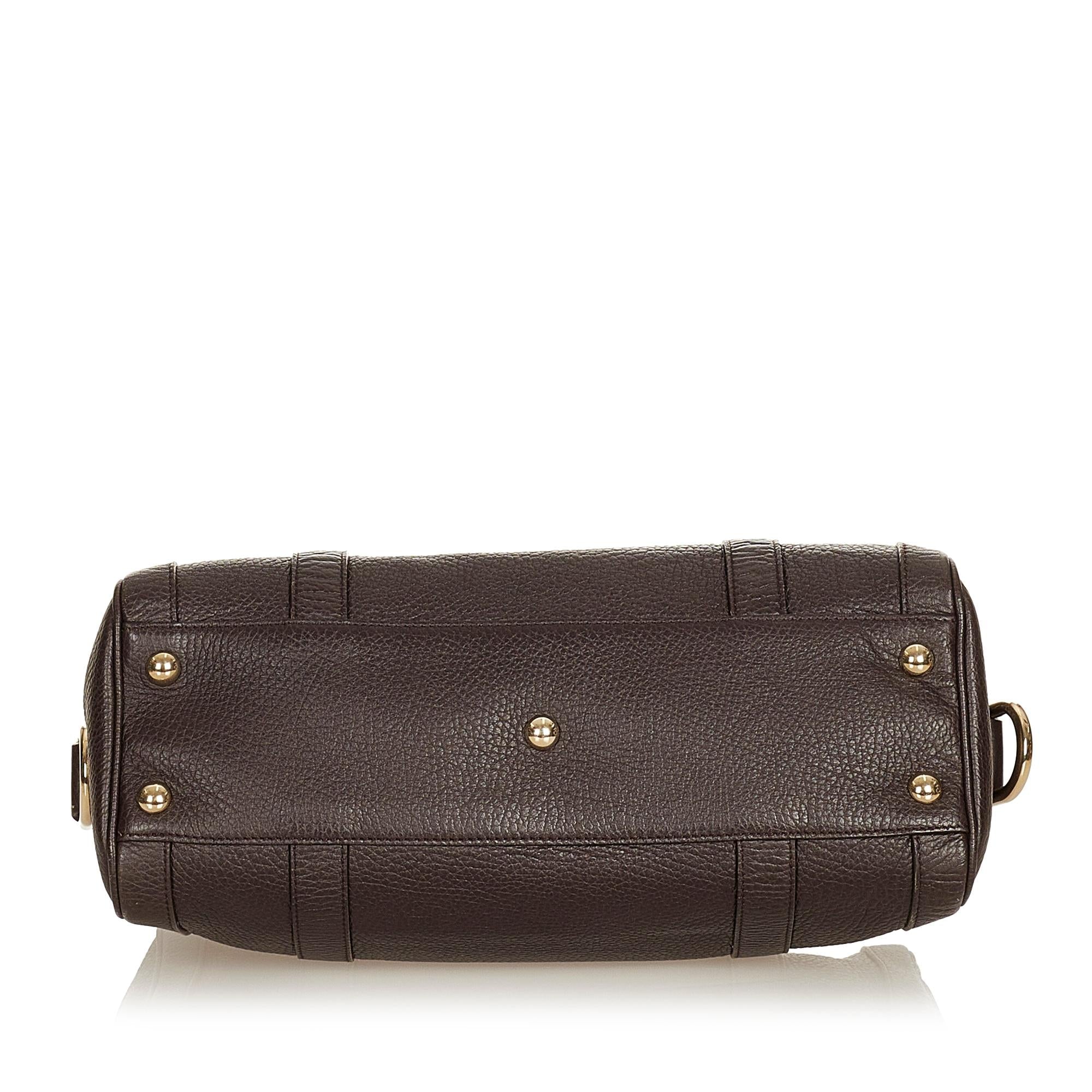 Gucci Duchessa Leather Satchel (SHG-27181)