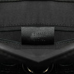 Gucci Embossed Leather Abbey D-Ring Horsebit Crossbody (SHG-qmstig)