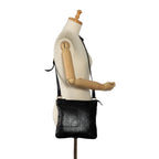 Gucci Embossed Leather Horsebit Crossbody Bag (SHG-KBNslG)