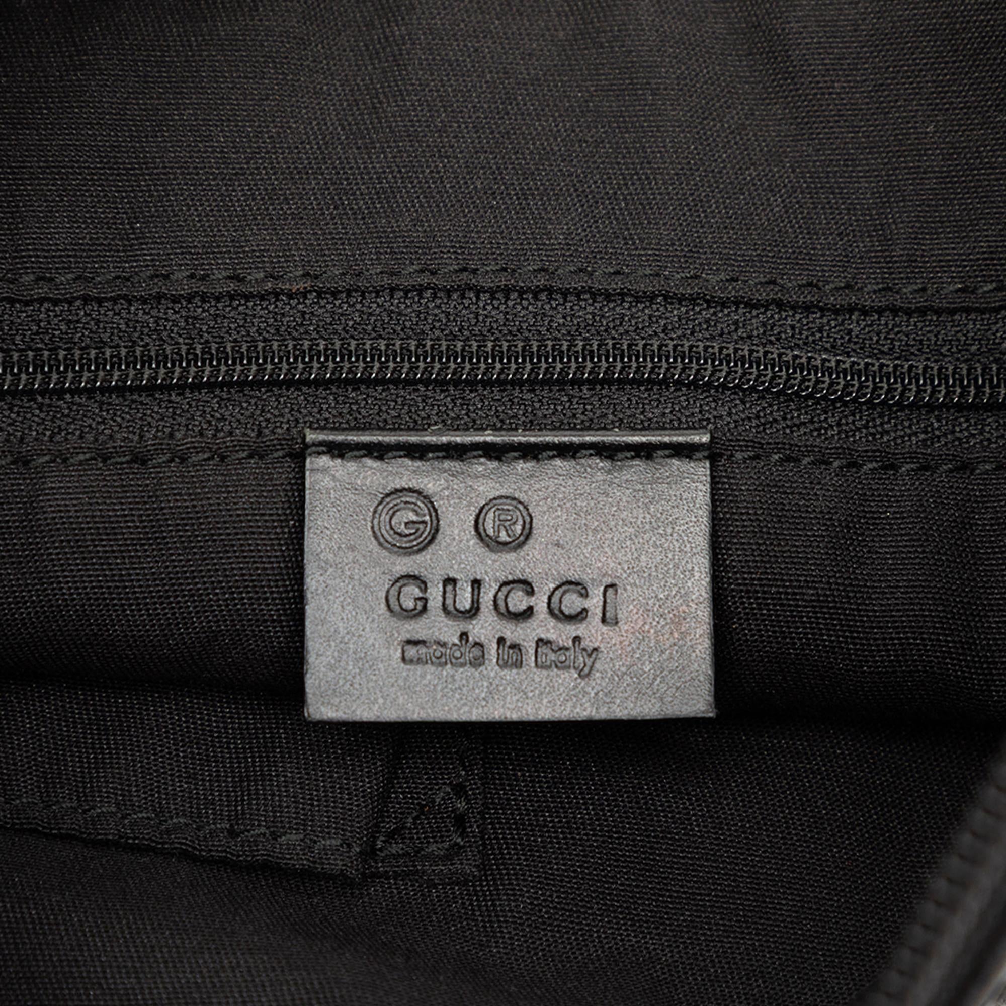 Gucci Embossed Leather Horsebit Crossbody
