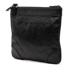 Gucci Embossed Leather Horsebit Crossbody