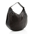 Gucci Embossed Leather Horsebit Large Hobo - FINAL SALE (SHF-19047)