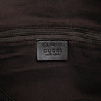 Gucci Embossed Leather Horsebit Satchel