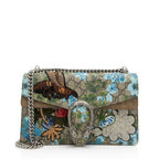 Gucci GG Supreme Blooms Embroidered Dionysus Medium Shoulder Bag