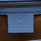 Gucci Embroidered Leather Floral Sylvie Top Handle Bag (SHF-7G6W1J)