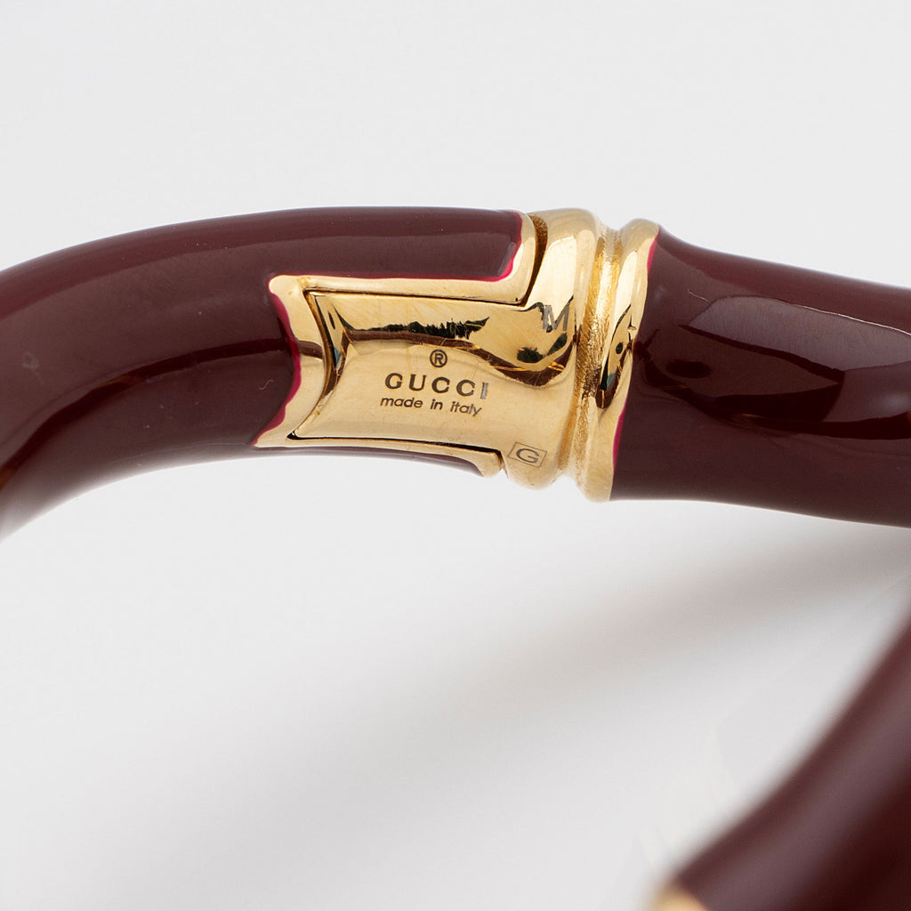 Gucci Enamel Bamboo Bracelet
