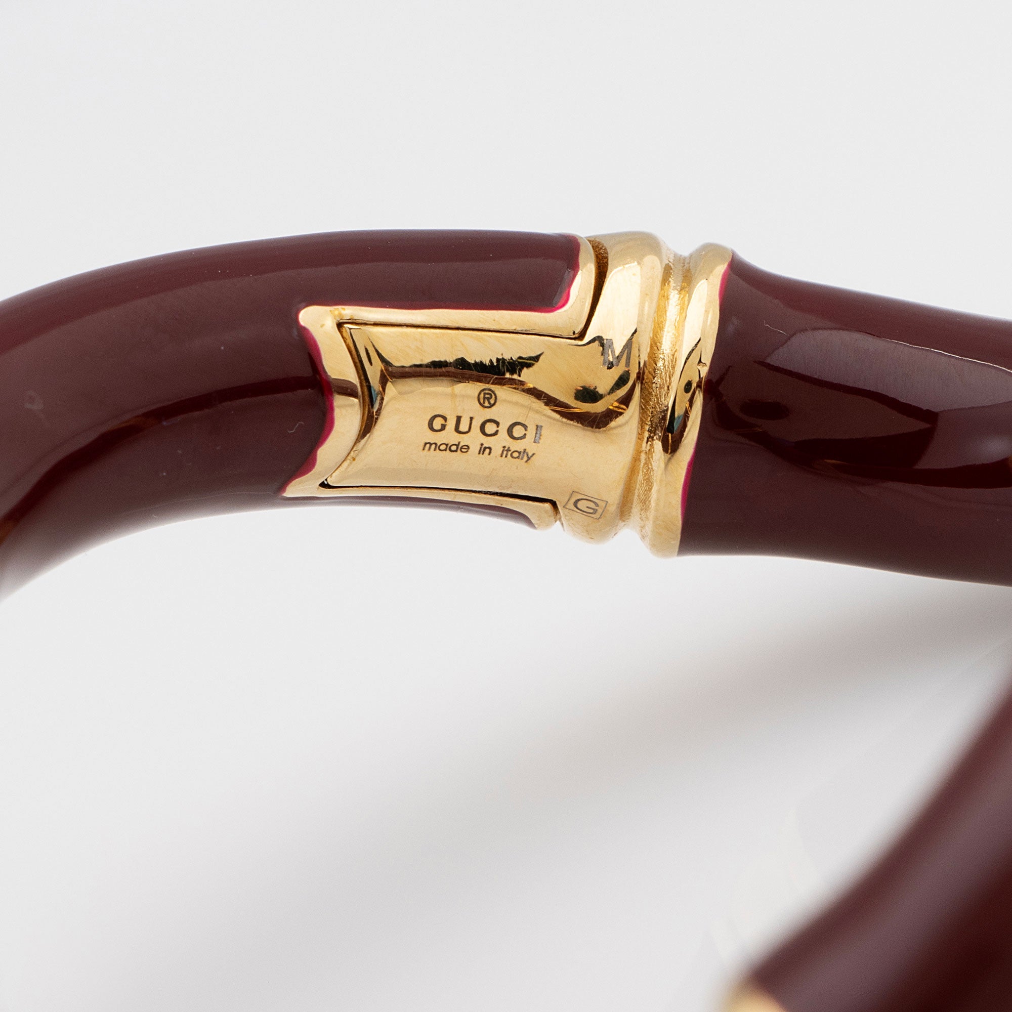 Gucci Enamel Bamboo Bracelet