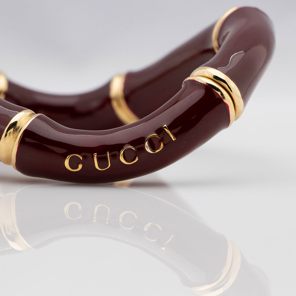 Gucci Enamel Bamboo Bracelet