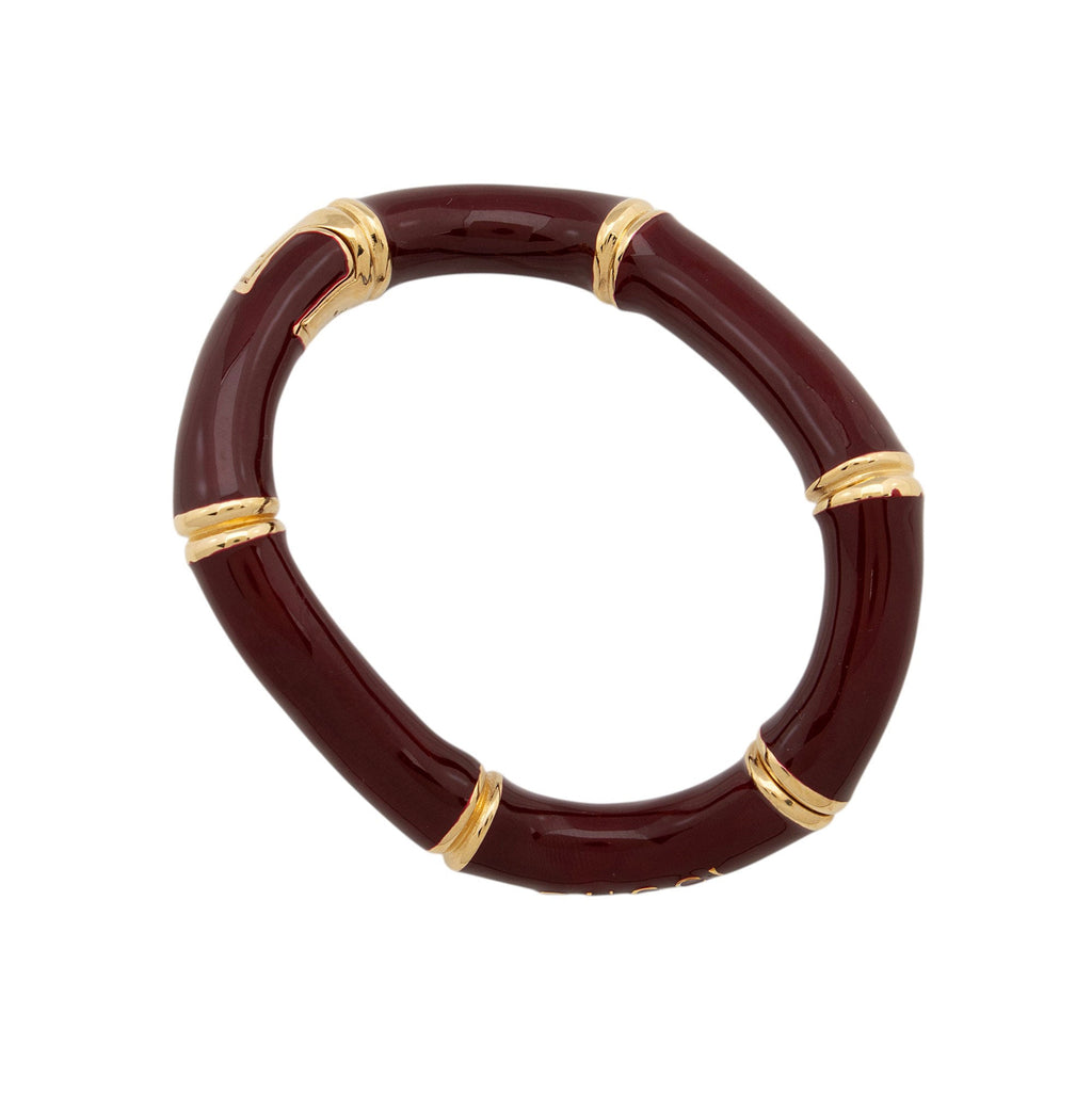 Gucci Enamel Bamboo Bracelet