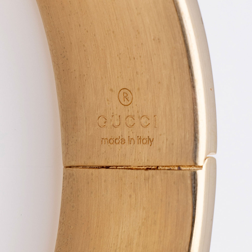 Gucci Enamel Interlocking G Snap Bracelet