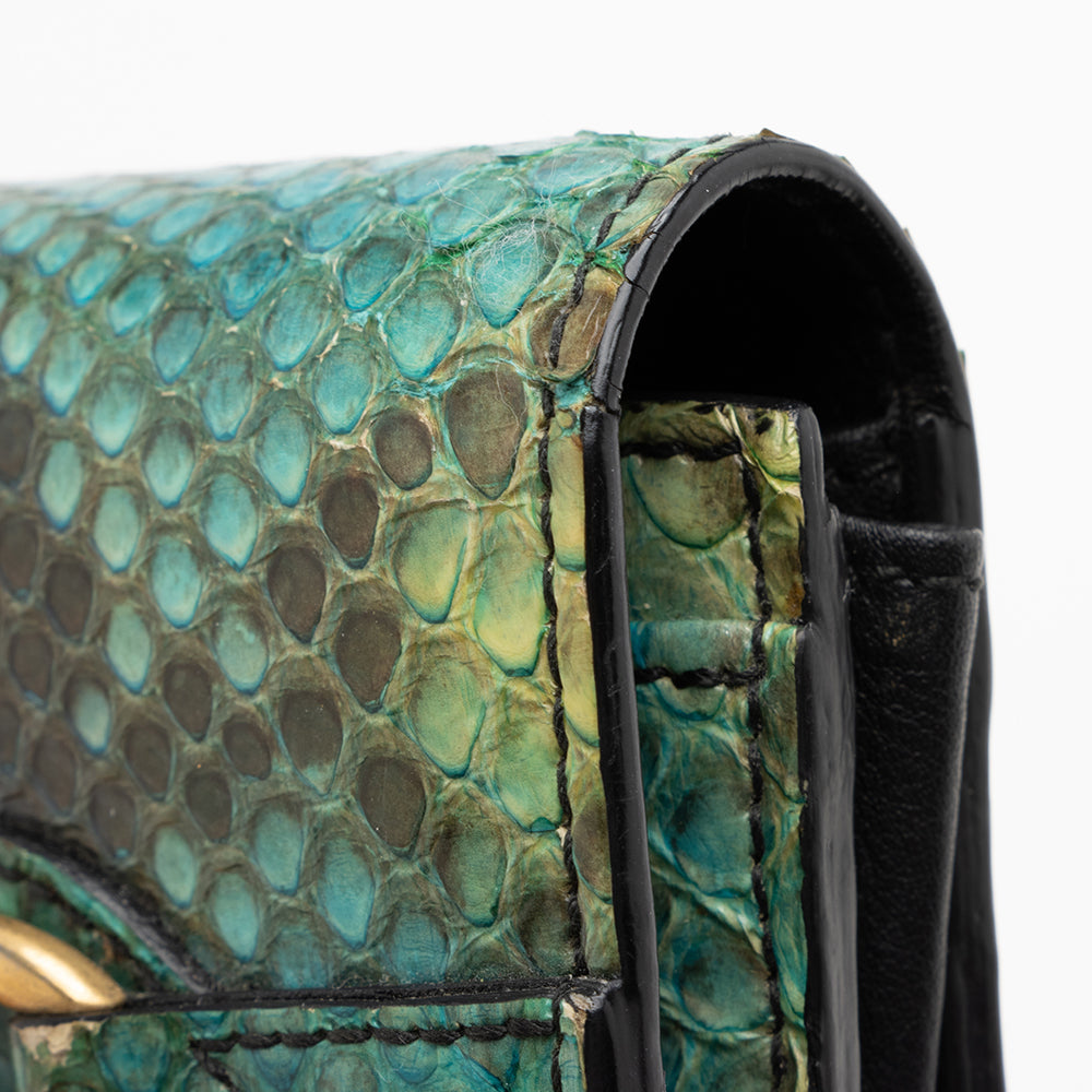Gucci Python Horsebit Wallet - FINAL SALE (SHF-17264)