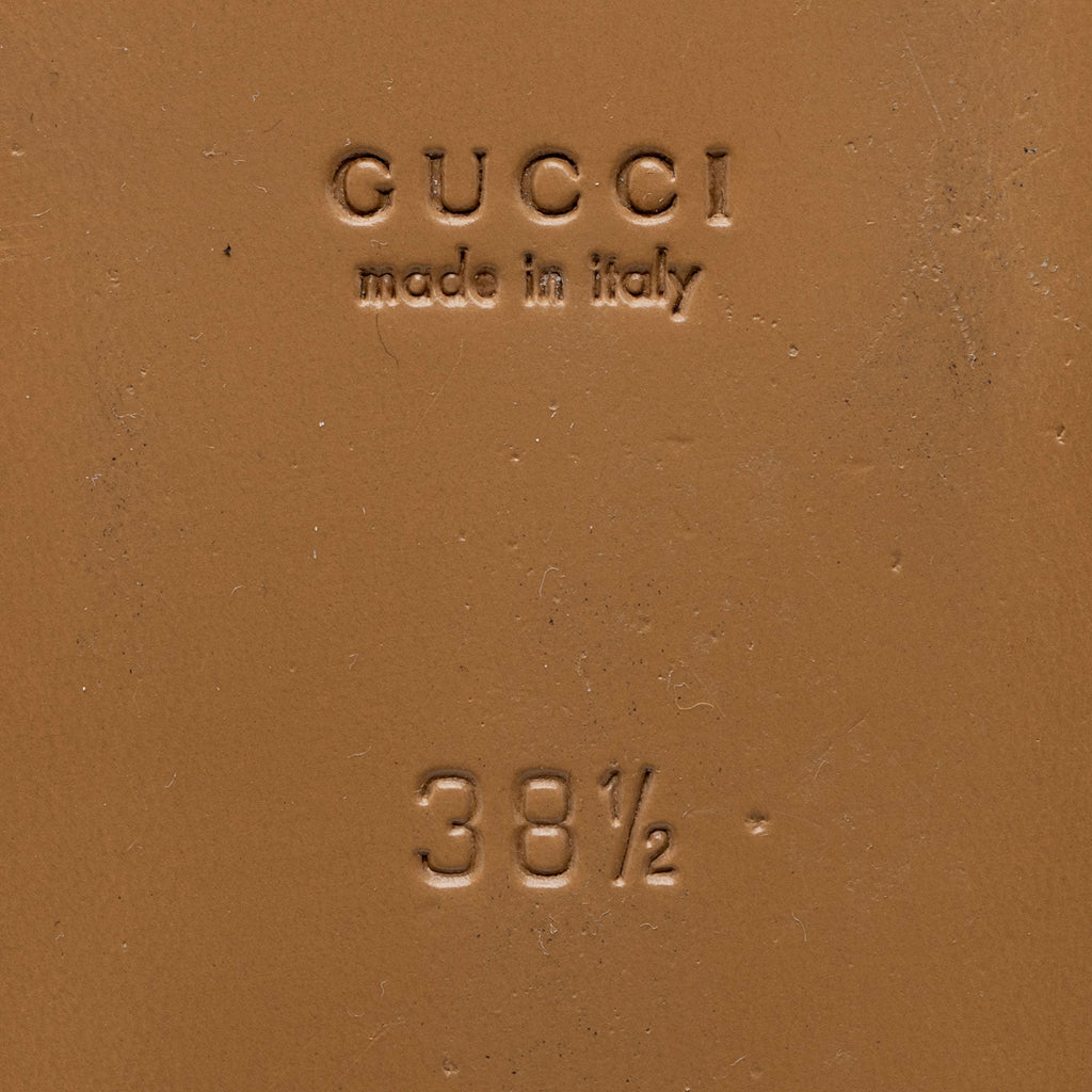 Gucci Felt Fur Gucci 100 Princetown Slippers - Size 8.5 / 38.5 (SHF-9E2dap)