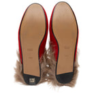 Gucci Felt Fur Gucci 100 Princetown Slippers - Size 8.5 / 38.5 (SHF-9E2dap)