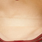 Gucci Flora Bamboo Shopper Leather Satchel (SHG-29733)