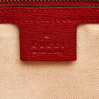 Gucci Flora Bamboo Shopper Leather Satchel (SHG-29733)