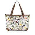Gucci Flora Canvas Craft Tote (SHG-7nJYvD)