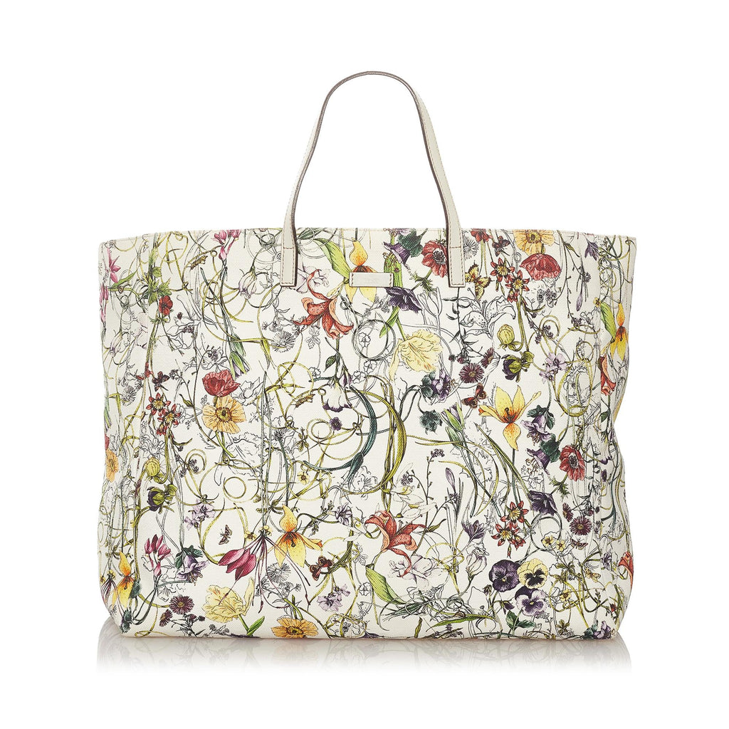 Gucci Flora Canvas Tote Bag (SHG-28007)