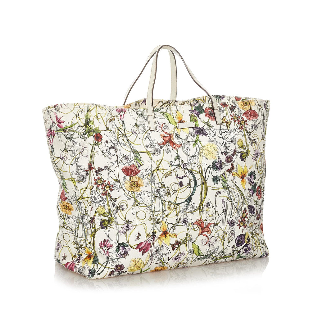 Gucci Flora Canvas Tote Bag (SHG-28007)