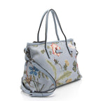 Gucci Flora Canvas Zip Medium Tote (SHF-0uKTTK)