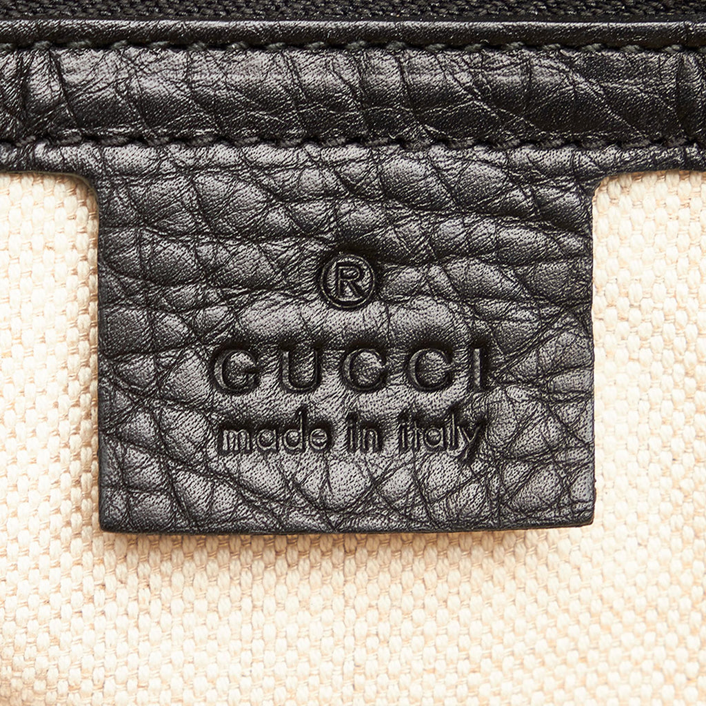 Gucci Flora Knight Bamboo Shopper Canvas Satchel (SHG-26471)