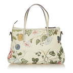 Gucci Flora Knight Canvas Satchel (SHG-28053)
