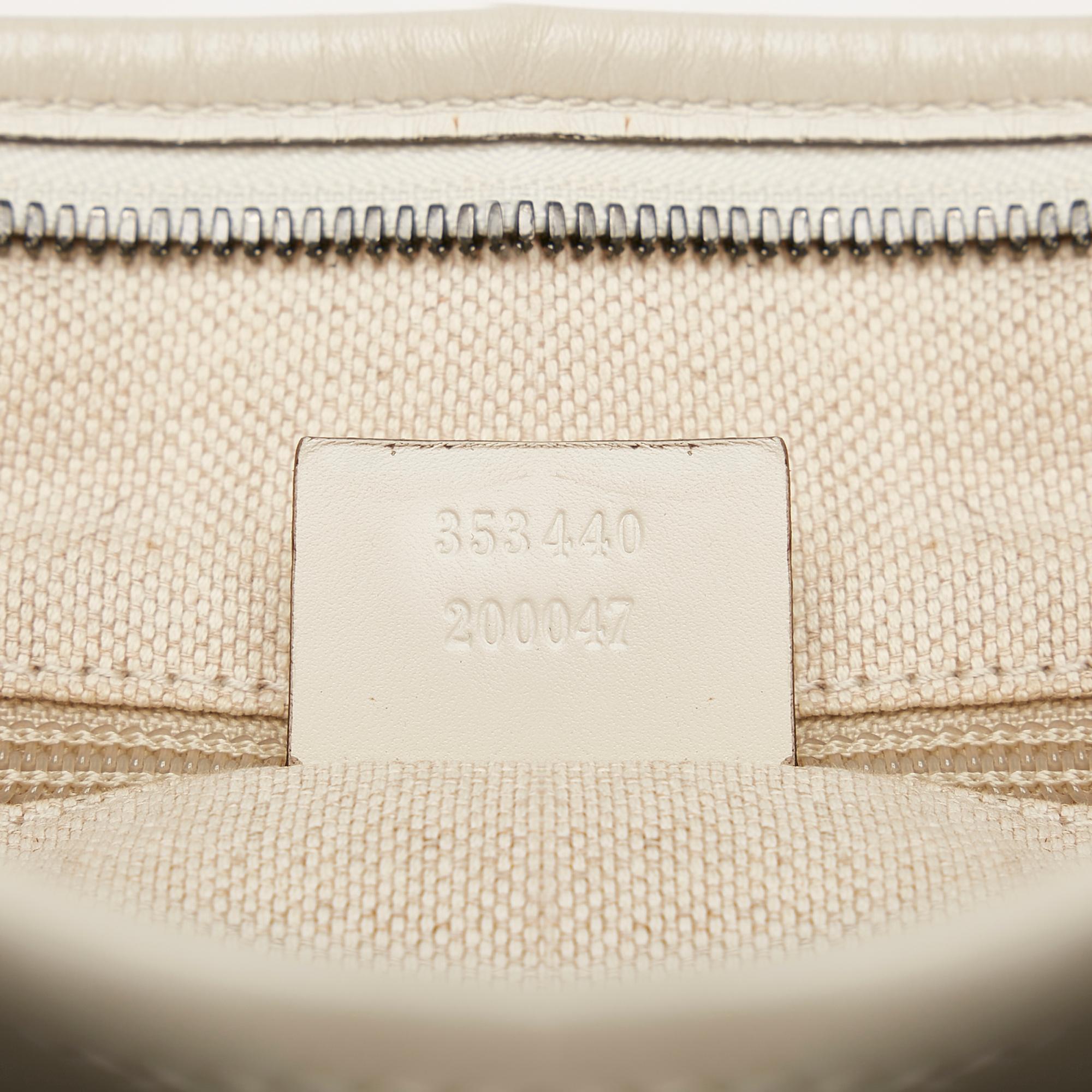 Gucci Flora Knight Canvas Satchel (SHG-28053)