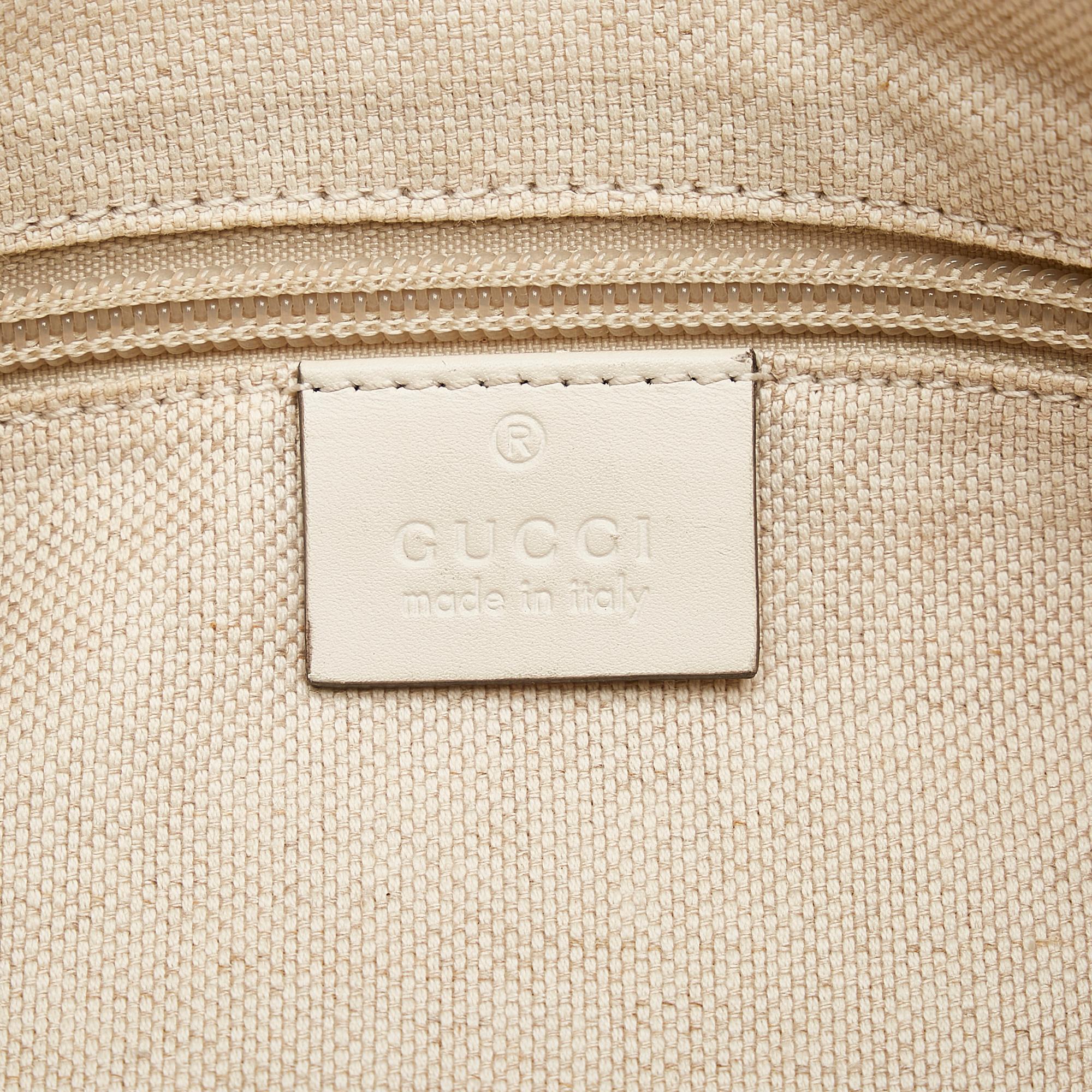 Gucci Flora Knight Canvas Satchel (SHG-28053)