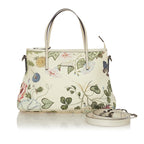 Gucci Flora Knight Canvas Satchel (SHG-28053)