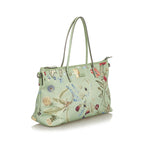 Gucci Flora Knight Nylon Satchel (SHG-26638)