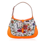 Gucci Flora New Jackie Canvas Shoulder Bag (SHG-22730)