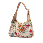 Gucci Flora New Jackie Canvas Shoulder Bag (SHG-3GVtqV)
