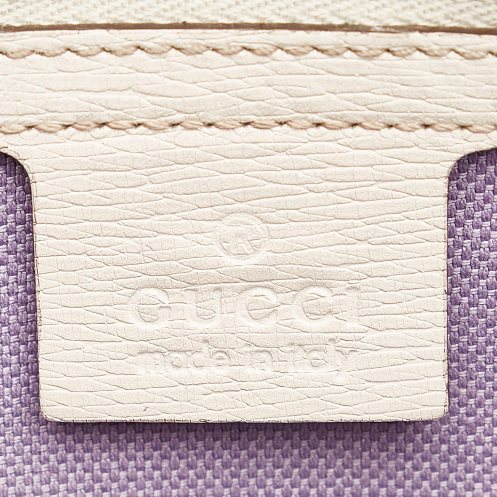 Gucci Flora Nice Coated Canvas Satchel (SHG-27253)
