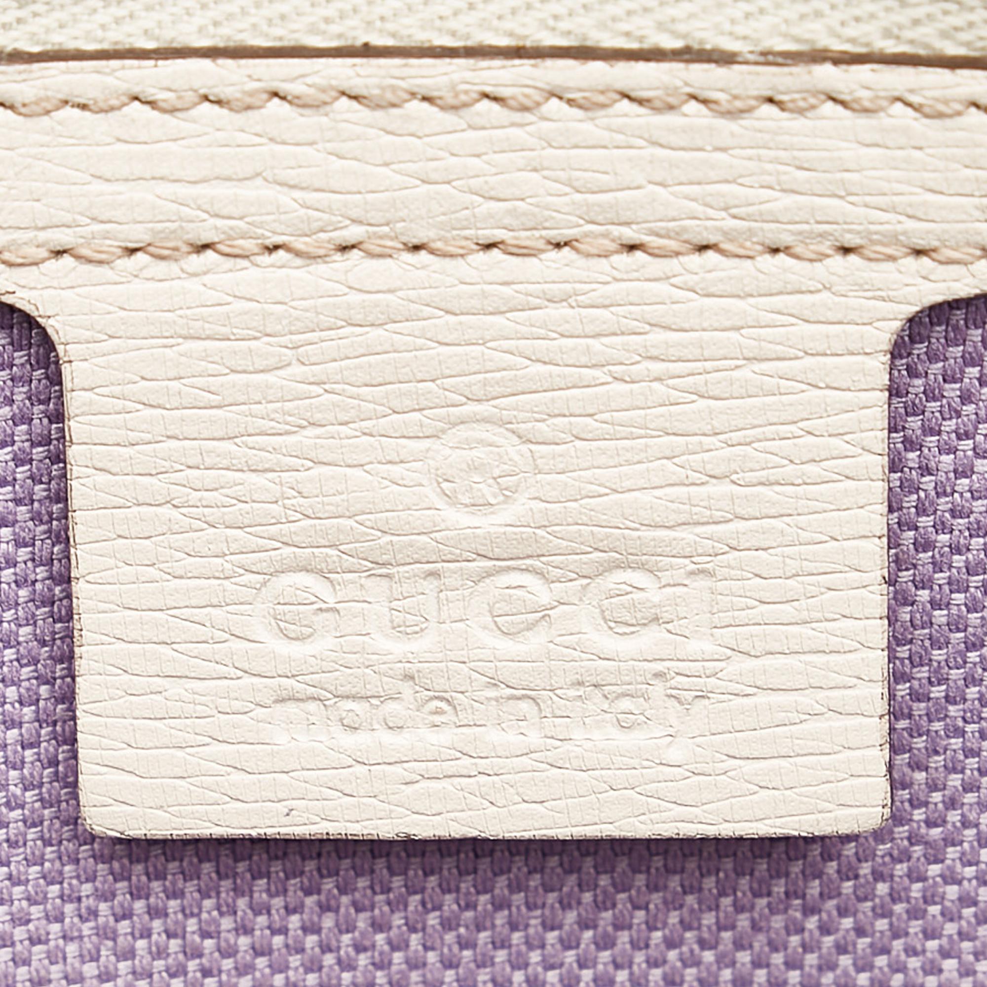 Gucci Flora Nice Coated Canvas Satchel (SHG-27253)