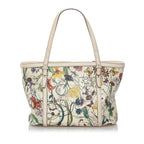 Gucci Flora Nice Leather Handbag (SHG-37333)