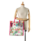 Gucci Flora Print Vinyl Tote (SHG-QGzSsM)