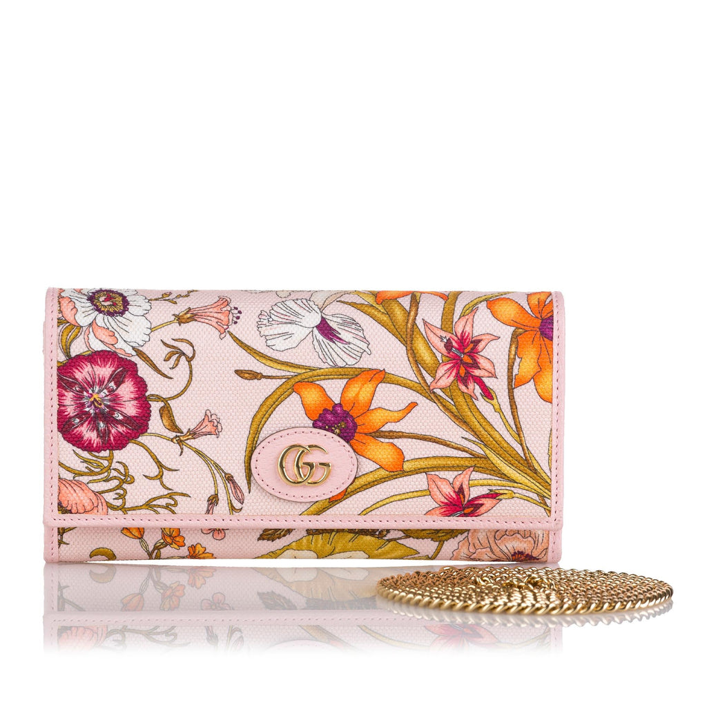 Gucci Flora Wallet On Chain (SHG-35633)