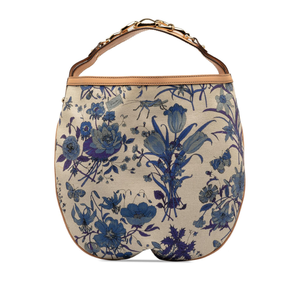 Gucci Flora Wave Hobo (SHG-7141GP)