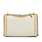 Gucci Floral Studded Padlock Shoulder Bag (SHG-0r94kw)